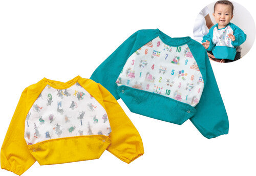 COCOWALK 嬰幼兒長袖立體防水圍兜 (2022年最新款)