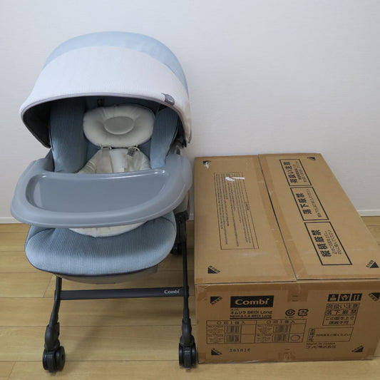 Combi Nemulila Bedi Long 安撫餐搖椅 BL (日本手動版)