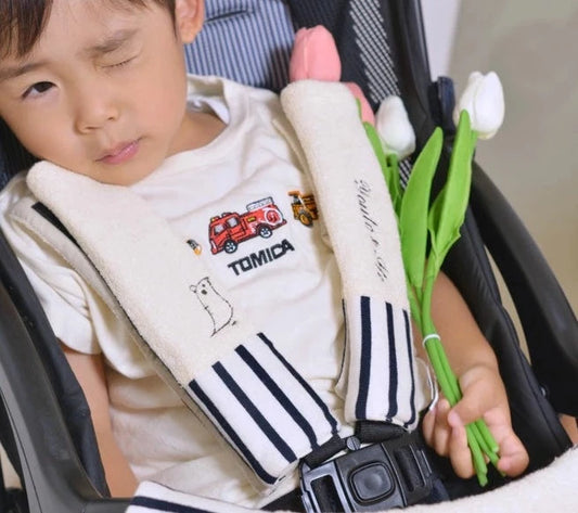 日本製繍名安全帶保護套.Belt Cover