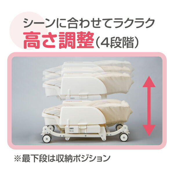 日本 SmartAngel x 西松屋限定版手動兩用餐搖椅