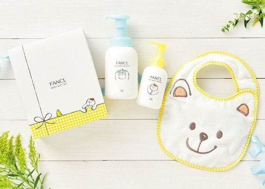 日本限定：Fancl初生嬰幼兒沐浴乳+乳液禮盒