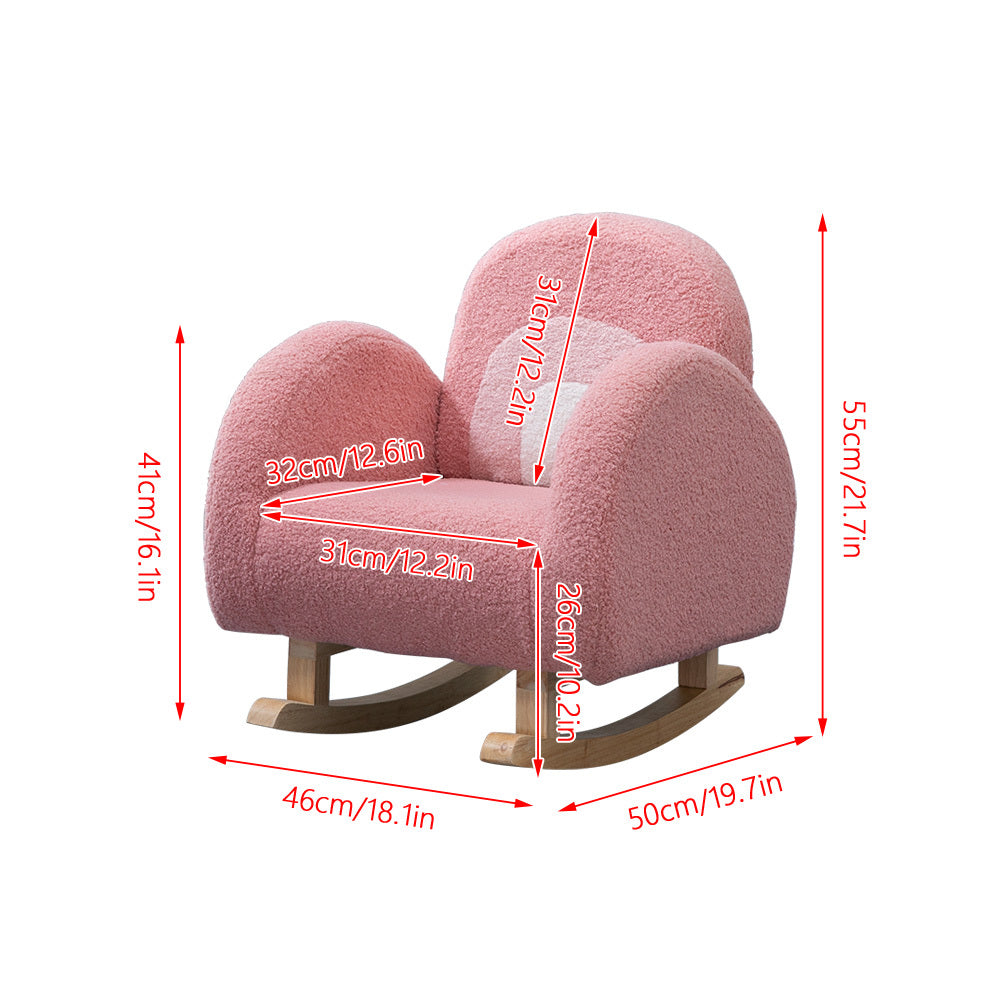 日本絨毛小童搖搖單人椅